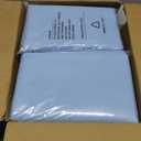 Fokitut 6 Pack Rectangle Tablecloth, 90x132 Inch, Stain Resistant and Wrinkle Polyester Table Cloth, Fabric Table Cover for Kitchen Dining, Wedding, Party, Holiday Dinner-Blue Mist