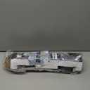 Set of 4 Snowflake Solar Christmas Decorations, 8 Modes Swaying Garden Lights, Outdoor Pathway Solar Christmas Stake Lights, Upgraded Base on Firefly Light for Lawn Decor (Warm White)