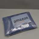 NICETOWN Stone Blue Blackout Curtains 54 inch Long Small Panels, 42 Inch Wide, Window Treatment Thermal Insulated Wave Line Foil Print Design Drapes for Kitchen, Cafe, Loft, Set of 2