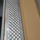 Ruedamann 48" Aluminum Shed Ramp, 600 lbs Capacity Loading Ramp for Lawn Mowers, 9.8'' Wide Lightweight Non-Slip Truck Bed Ramps for Motorcycle, ATV, UTV, Dirt Bike, E-Bike, Bicycle, 1 PC