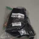 Erocalli Suede Knee-High Boots Fall Boot For Women Chunky Block High Heel Slouch Fashion Boot Round Toe Side Zipper (8.5, 1 Black)