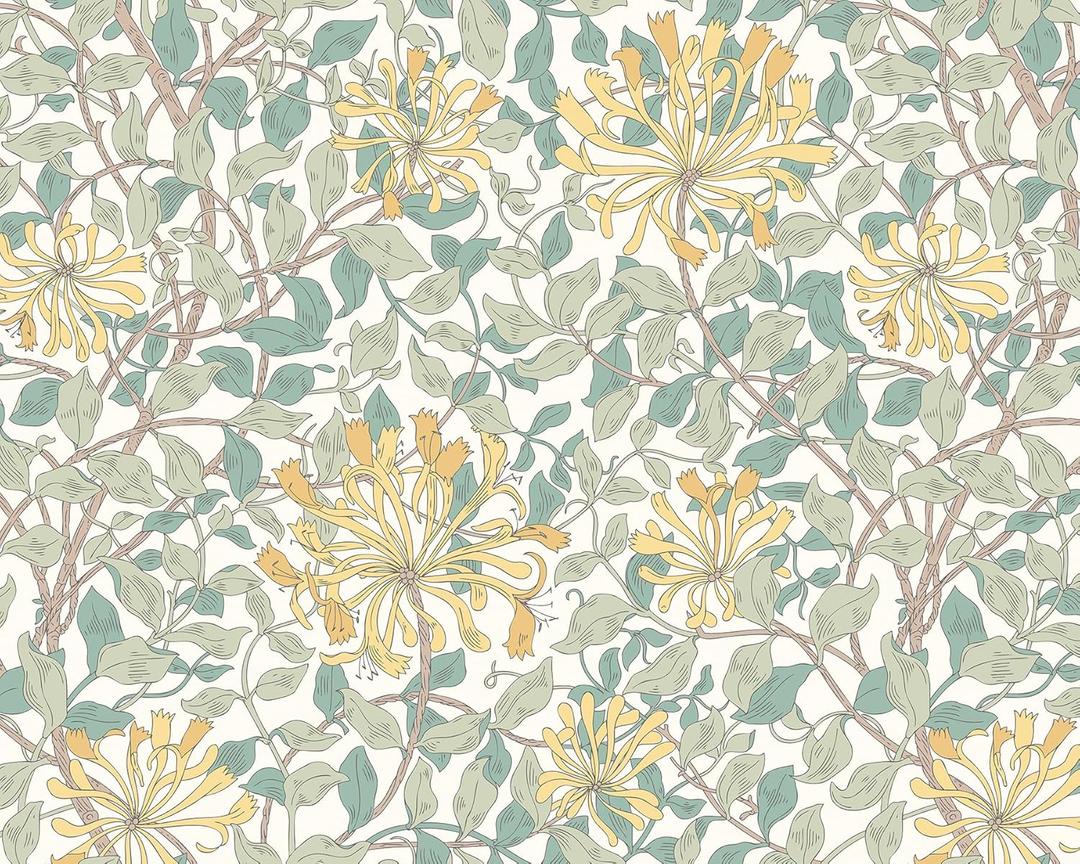 Honeysuckle Yellow Wall Mural, MUR381M