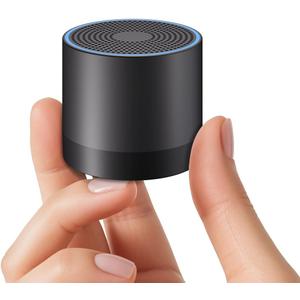 Portable Mini White Noise Machine Sound Machine with 30 Soothing Sounds for Newborn Kids Adults Rechargeable Sleep Brown Noise Machine with 4 Timers Memory Function for Travel Camping Home and Office (Black)