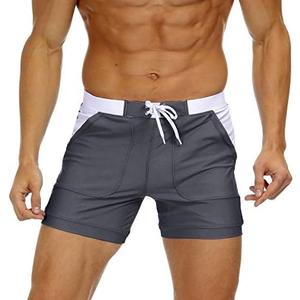 MAGNIVIT Men's Swimwear Swimsuits Solid Basic Long Swim Sport Trunks Board Shorts with Pockets(Size 30)