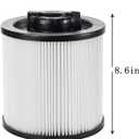 DXVC6910 Replacement Filter for DEWALT 6-16 Gallon DXV06P DXV09P DXV10P DXV10PL DXV10SA DXV12P DXV14P DXV16P Wet/Dry Vacuum Cleaners 2 Pack