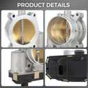 12617792 Electronic Throttle Body Fits for Chevy Silverado 1500/ Suburban/Tahoe GMC Sierra 1500/ Yukon 2014 2015 2016 2017 2018 2019 2020 5.3L OE 12678224 S20223 TB1297 ETB0066