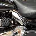 Motorcycle Mid Frame Air Deflector Heat Shields Deflector Fit for Harley Touring and Trike FLTR FLHT FLHX FLHTKL 2009-2016 Chrome
