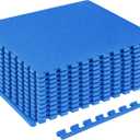 HulkFit Puzzle Exercise Mat, 1/2 Inch EVA Interlocking Foam Gym Flooring for Home Gym, Garage, Apartments, Shock-Absorbing Floor Tiles Workout Mat for Workout Equipment, MMA, Gymnastics, 12 Tiles