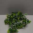 Dolicer 2 Packs 6FT Artificial Eucalyptus Garland with LED Light String, Faux Greenery Garland Hanging Fake Silver Dollar Eucalyptus Leaves Vines for Wedding Backdrop Arch Table Wall Party Home Decor, Grey Green with Light 