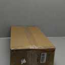 LEPOWER Wood Tripod Floor Lamp, Mid Century Standing Lamp, Modern Design Reading Floor Lamp for Living Room, Bedroom and Office, Flaxen Lamp Shade with E26 Lamp BaseDark Brown (Dark Brown Tripod Holder)