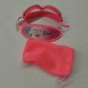 Kids Goggles Swimming 4-7,Kids Goggles Fabric Strap,Wide View Swimming Goggles for Toddler (1pk Mask - Mermaid)