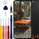 [New] Duotipa LCD Display Screen Digitizer Assembly Replacement for Doogee S98 6.3" with Technical Repair Tools Kit-Black