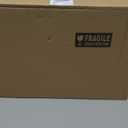 Set of 4 Square Glass Carafe with Lid, 1 Liter Clear Glass Pitcher, Beverage Serveware Carafe for Mimosa Bar, Brunch, Cold Water, Juice, Milk, Iced Tea, Lemonade