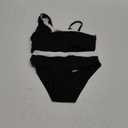 Tomolant Girls Swimsuit Bikini Set Color Block Cut Out Two Piece Bathing Suit with Chest Pad Adjustable Straps Swimwear 11-12 Y