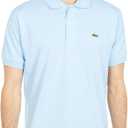 Lacoste Men's Original Cotton Pique Polo (Large, Overview Blue)