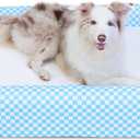 Indestructible Dog Bed for Large Dogs - Memory Foam Dog Bed with Reversible Breathable Mat, 4-Sided Bolster, Machine Washable Cover & Non-Slip Bottom, 36 x 27 x 6 Inch