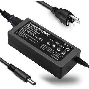 65W 45W Charger Compatible with Dell Laptop Inspiron 11/13/14/15/17 3000 5000 7000 Series 3583 3593 5570 Latitude E5450 XPS 13-65 45 Watt AC 2-in-1 Computer Adapter Power Cord 4.5 * 3.0 mm Jack
