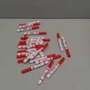 Janlaugh 24 Pcs Washable Markers Bulk Broad Line Markers Coloring Conical Tip Large pens for art projects, Teachers, Party Favors, Donations(Red)