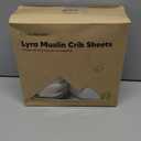 KeaBabies 2-Pack Muslin Crib Sheets for Boys, Girls - 100% Organic Cotton Fitted Baby Crib Mattress Sheet, Soft Breathable Standard Toddler Bed Cover Bedding Set, Neutral, Durable 52x28 (Willow)