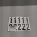 2 inch Self Adhesive Numbers for Mailbox, House Numbers, Reflective Mailbox Number, Trash Cans Number, for Outside, 60 PCS (Black/White)