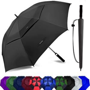 54 Inch Large Golf Umbrella Windproof Auto Open for Rain