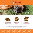 SOJOS Natural Pet Food Simply Lamb Grain Free Freeze-Dried Raw Dog Treats, 4-Ounce Bag (557030) (EXP 08/28/25)
