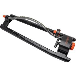 Black + Decker 3,600 Sq Ft Metal Oscillating Sprinkler Durable, Adjustable, Even-Coverage Watering BD3435