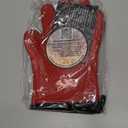 KITCHEN PERFECTION Silicone Smoker Oven Gloves - Extreme Heat Resistant BBQ Gloves - Handle Hot Food Right on Your Smoker Grill Fryer Pit | Waterproof Oven Mitts | Superior Value Set + 3 Bonuses (One Size Fits Most, Royal Red)