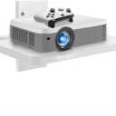 Floating Entertainment Shelf - Wooden DVD & TV Wall Mount Shelf, Perfect for Projector, PS5, DVD Player, Game Console, Cable Box