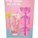 Fruit Shape Ice Straw, 3 Pack