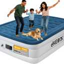 16 Inch Queen Air Mattress with Built-in Pump Inflates in 3 Minutes