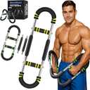 ReeRaa Twister Arm Trainer,Arm Trainer for Men, Adjustable Chest Workout Equipment,Chest Trainer, Shoulder Muscle Training,Wrist & Forearm Strengtheners, Portable Home Fitness Equipment