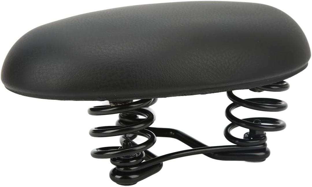 Noseless Bike Saddle for Men Women, Wide Shock Absorbing Bicycle Seat with Comfort Foam, Universal Fit for Mountain, Folding, Road, Exercise and Stationary Bikes