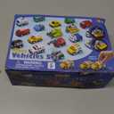 JOYIN 18 Pcs Pull Back City Cars and Trucks Toy Vehicles Set, Friction Powered Mini Cars Toys for Toddlers, Party Favors for Kids 3-5, Birthday Gifts for Boys and Girls, Treasure Box Toys