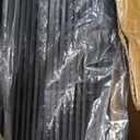 20 Pack Metal Fence Posts, 4ft Heavy Duty U-Post, Black Garden Stakes, No-Dig Post Anchors for Wire Fences, Temporary Fencing, Electric Fence, and Corner Support