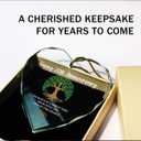 20th Years of Wedding Gift for Couple,20th Anniversary Crystal Hanging Ornament,Valentine's Day Crystal Keepsake Gifts for Couple Her Him Wife Husband,Happy 20th Anniversary Ornaments