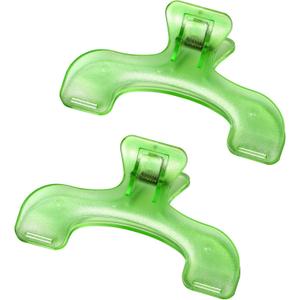 2 Pcs Book Page Holder Clip, Transparent Green Book Opener Holder for Reading Practical Reading Accessories for Home Office School Magazines Notebook Cookbooks Music Sheets Documents Journal