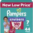 Pampers Diapers - Cruisers 360 - Size 7, 44 Count, Babyproof up to 100% Leakproof Pull-On Diaper