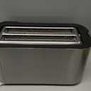 Elite Gourmet ECT4400B# Long Slot 4 Slice Toaster, Countdown Timer, 6 Toast Setting, Defrost, Cancel Function, Built-in Warming Rack, Extra Wide Slots for Bagel Waffle, Stainless Steel