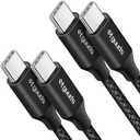etguuds USB C to USB C Cable 3ft, 2-Pack 60W USBC to USBC Cord, Type C to C Charger Cable Fast Charging for iPhone 17 16 15 Pro Max Plus Air, Samsung Galaxy S25 S24 S23, for MacBook/iPad, Pixel