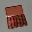 6 Pcs Gradient Lip Liner and Lipstick Combo Set - 2-in-1 Ombre Lipstick & Brown Lip Liner Duo - Waterproof, Long-Lasting, Matte Finish - Smudge-Proof, Full Coverage Lip Kit for Fuller & Plumper Lips