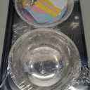 COMESOON Elevated Dog Bowls for Small Medium Dogs, 3 Height Adjustable Raised Stand with 2 Thick 6" Stainless Steel Food Bowls, Non-Slip Feeder Adjusts to 2.75", 6", 7.5", Black