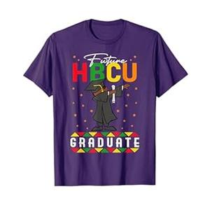future hbcu graduate T-Shirt (Blue, Medium)