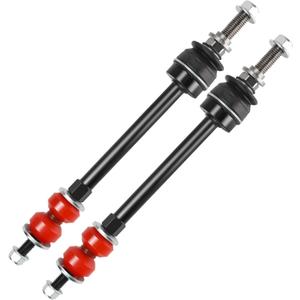 Front Sway Bar Extended End Link Kit 1-3" Lift for 1999-2018 Ram 1500, Silverado 1500/2500HD, Avalanche 1500 4WD, Heavy Duty Suspension Stabilizer Links (12" to 14.85")