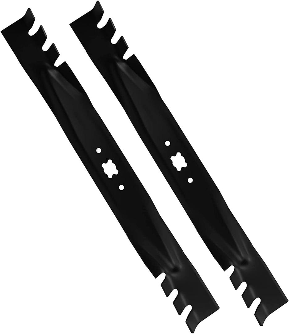 21inch 742-0741 942-0741 Mower Replaces Blade for MTD Cub Cadet Troy Bilt TB 110 TB 125 CC999ES CC99M SC500E S621SS RM105 RM110 Tru-Cut 100-230 Pro-Cut 942-0741A 2 Pack