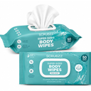 Adult Wipes for Elderly, Extra Large 8” x 12” – Thicker, Premium & Extra Moist No Rinse Whole Body Bathing & Incontinence Wipes – For Men and Women, Bed Bathing & Daily Hygiene – 600 Count (Pack of 12)