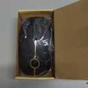 VssoPlor Wireless Mouse, 2.4G Slim Portable Computer Laptop Mouse with Nano Receiver Quiet Silent Optical Mice for Notebook, PC, Laptop, Computer-Black and Gold