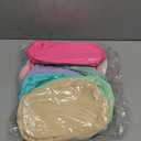 Sweetude 10 Pieces Nylon Makeup Bag Cosmetic Bags for Women Reusable Makeup Organizer Bag Cosmetic Travel Bag Big Capacity Toiletry Travel Organizer with Zipper(Colorful)