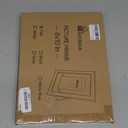 Gold Floating Frames, Vintage 5x7 Triple Folding Picture Frame, Hinged Glass Picture Frames with Three Opening for Artwork Photo Stand on Tabletop