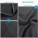 FLXXIE Pillow Cases Queen, Soft Microfiber Pillow Covers with Envelope Closure, Wrinkle Resistant Pillowcases, 2 Piece Set, 20x30, Black